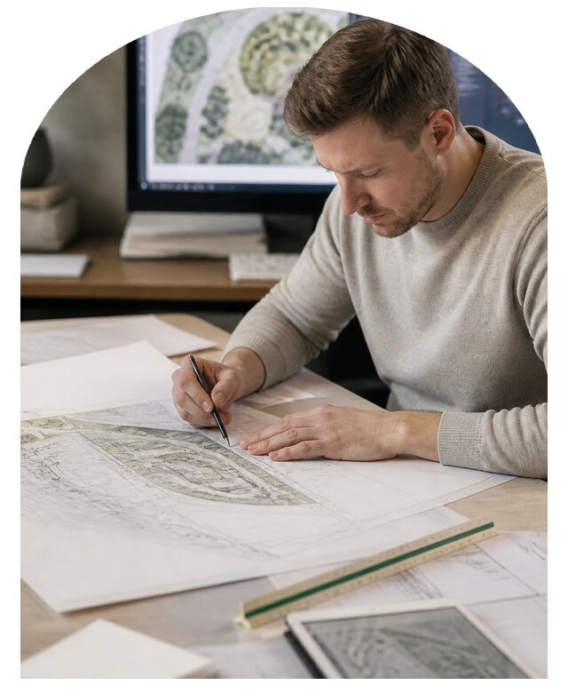 Рабочий проект благоустройства земельного участка в Астрахани